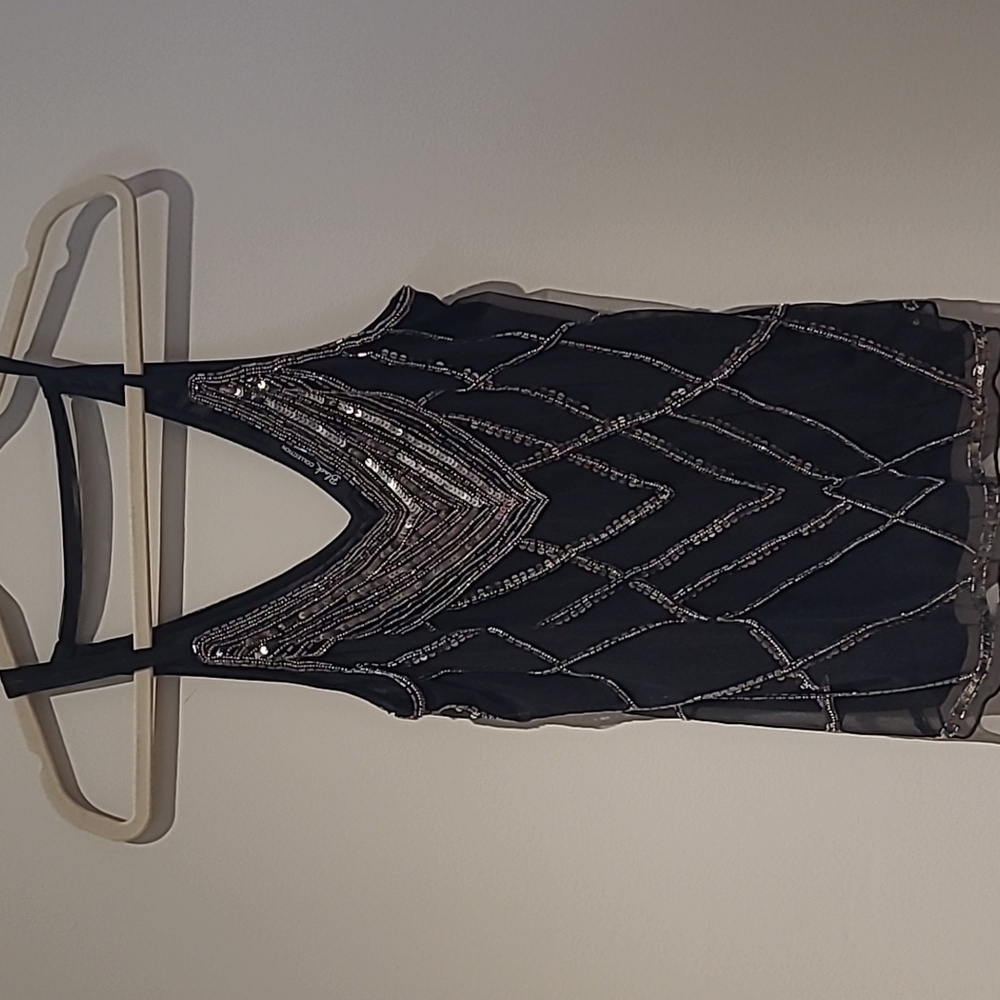 Black Collection Sequins Top fits small